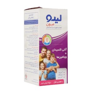 شربت لیکو میون ابیان فارمد حجم ۲۵۰ میلی لیتر طعم پرتقال