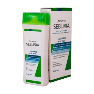 مایع شوینده غیر صابونی بدن آردن سبوما پوست چرب و دارای آکنه 250 میل