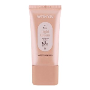 کرم ضدآفتاب ویت یو مات spf60بی رنگ 50میل