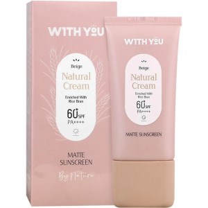 کرم ضدآفتاب ویت یو بژطبیعی spf60مات 50 میل