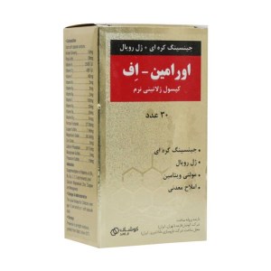 کپسول نرم 30 عددی جینسینگ و ژل رویال اورامین اِف
